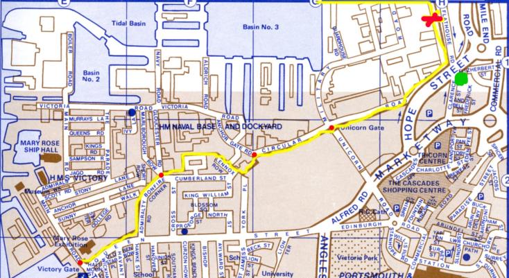 Norfolk Naval Shipyard Base Map